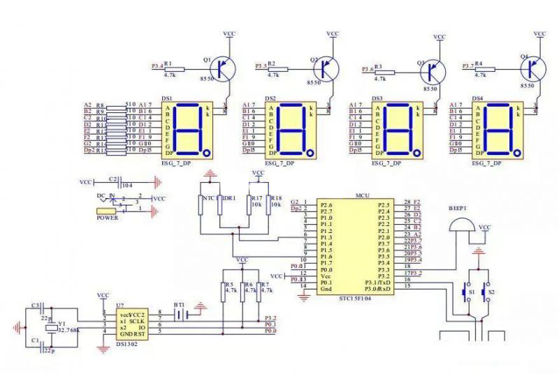 計(jì)時(shí)器芯片電路