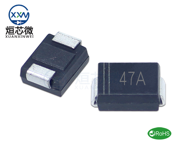 P6SMB47A參數(shù),TVS二極管P6SMB47A瞬態(tài)(變)抑制二極管