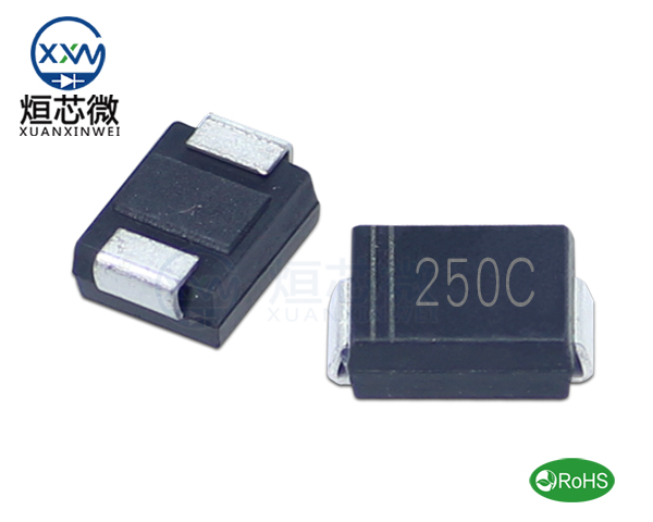 P6SMB250CA參數(shù),TVS二極管P6SMB250CA瞬態(tài)(變)抑制二極管